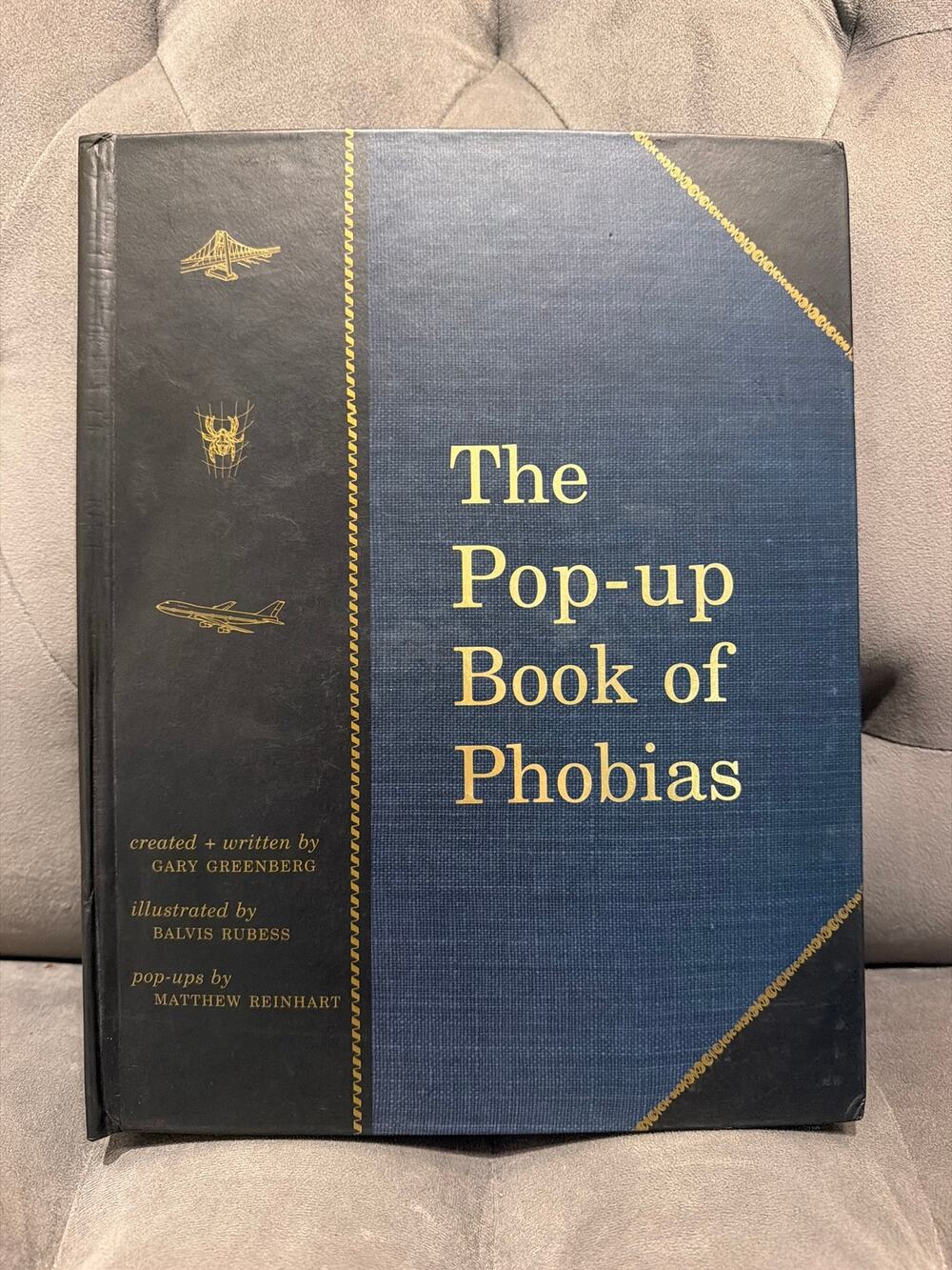 The Pop-Up Book of Phobias Gary Greenberg Matthew Reinhart 1999 First Edition